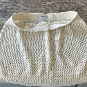 O'Neill Women's Ivory swim skirt cover up  Sweater like material